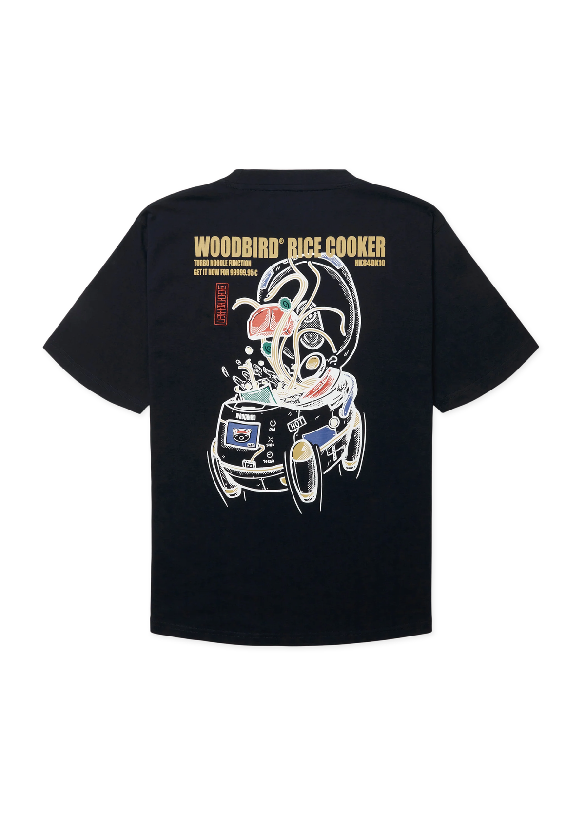 Woodbird T-Shirt da uomo manica corta Baine Cook blu