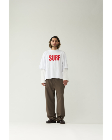 New Amsterdam T-Shirt da uomo manica corta Surf bianca