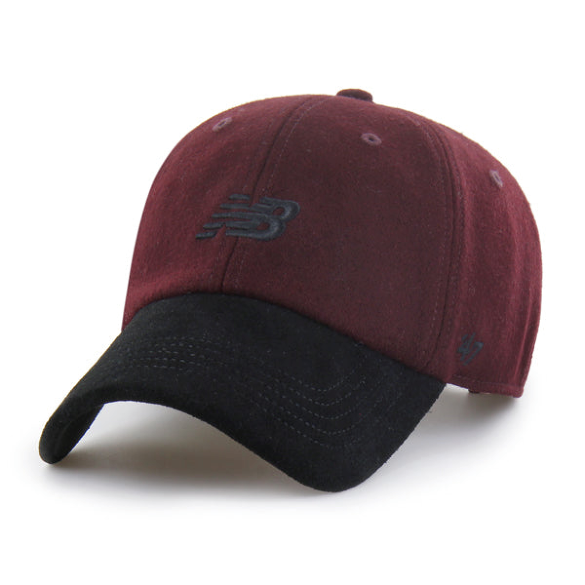 47 Brand Cappellino Collabo New Balance Clean Up bordeaux