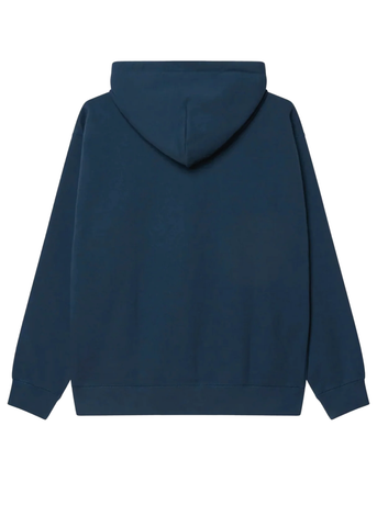 Obey Felpa da uomo con cappuccio Work Bold blu