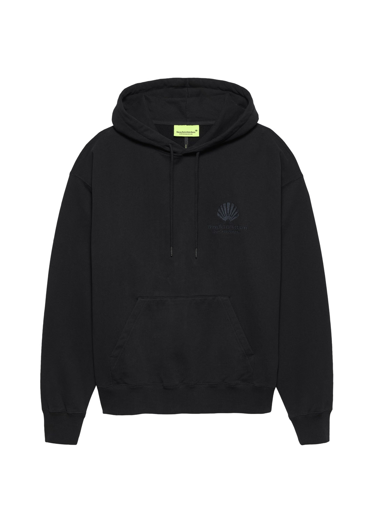 New Amsterdam Felpa unisex con cappuccio Logo nera