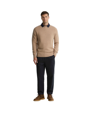 Barbour Maglia da uomo in lana Newtown beige  MKN1773ST17