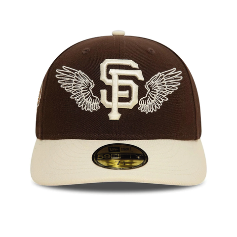 New Era Cappello unisex San Francisco Giants Team Wings marrone