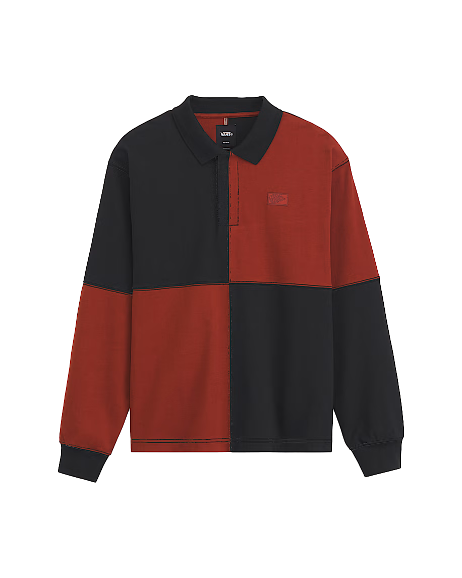 Vans Felpa a polo da uomo Check Rugby