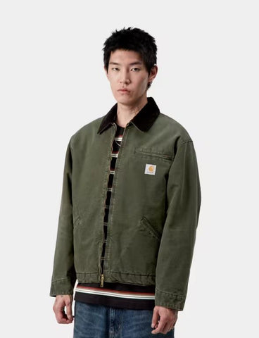 Carhartt WIP Giacca in canvas da uomo Og Detroit verde