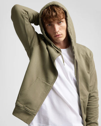 Colorful Standard Men's Zip Up Hoodie CS1007