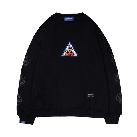 Devà State Buzzsaw Men's Crewneck Sweatshirt Black