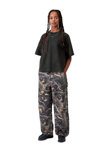 Carhartt Wip T-Shirt da donna corta Lambert nera