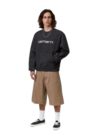 Carhartt Wip Felpa da uomo girocollo Painter nera
