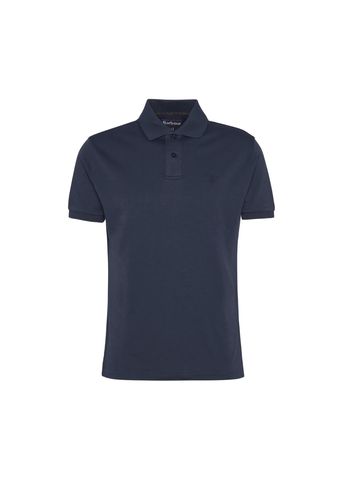 Barbour Polo da uomo manica corta Hylton blu