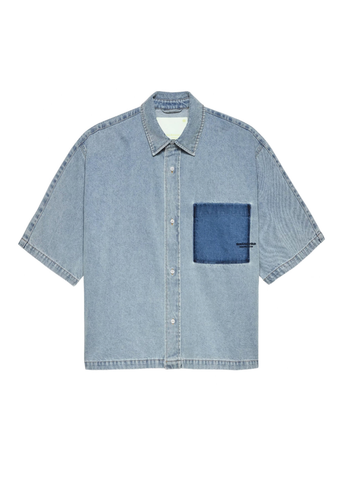 New Amsterdam Camicia da uomo manica corta Lyocell