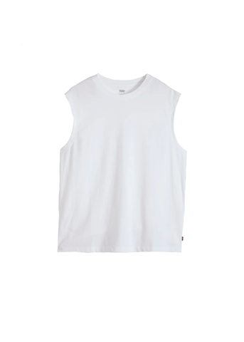 Levi's Men's White Muscle Tank Top