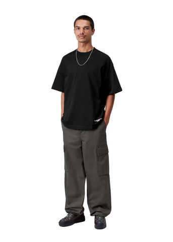 Carhartt Wip T-Shirt da uomo manica corta Magazine Script nera