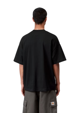 Carhartt Wip T-Shirt da uomo manica corta Magazine Script nera