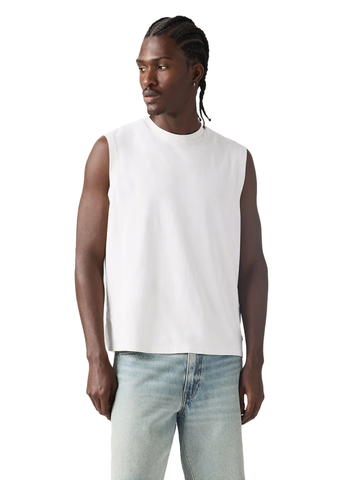 Levi's Men's White Muscle Tank Top