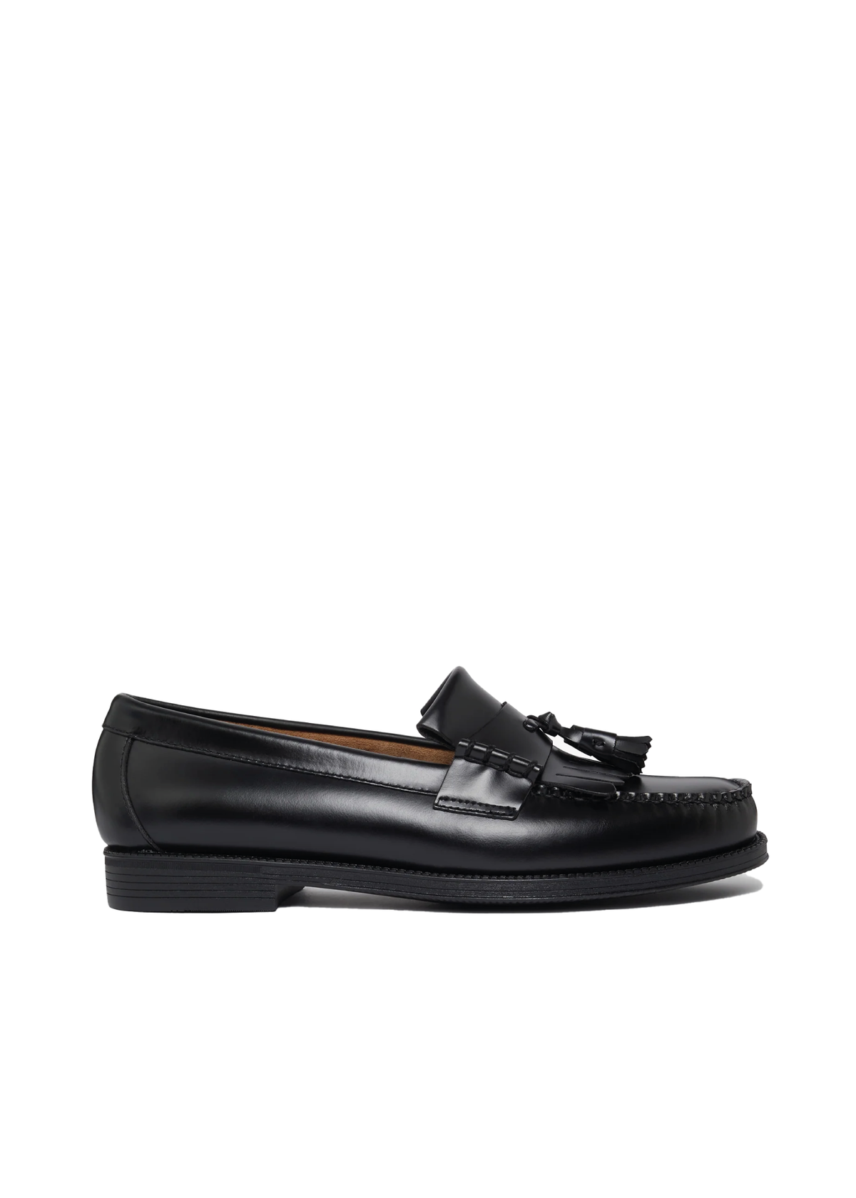 G.H Bass Mocassino in pelle da uomo Easy Weejun Layton II Kiltie nero