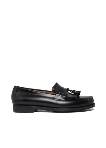 G.H Bass Mocassino in pelle da uomo Easy Weejun Layton II Kiltie nero