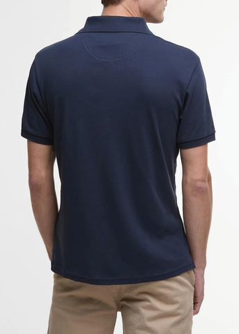 Barbour Polo da uomo manica corta Hylton blu