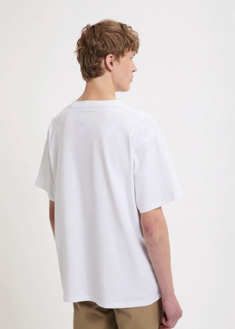 Universal Overall T-Shirt da uomo con taschino U2613219G bianca