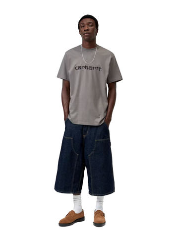 Carhartt Wip T-Shirt da uomo manica corta Script grigia