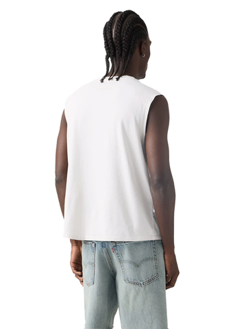 Levi's Men's White Muscle Tank Top