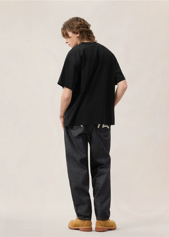 Evisu Herren 7-Pocket Jeans mit Seagull-Logo