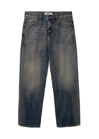 Woodbird Herren Jeans 'Rami Buff' mit weitem Bein