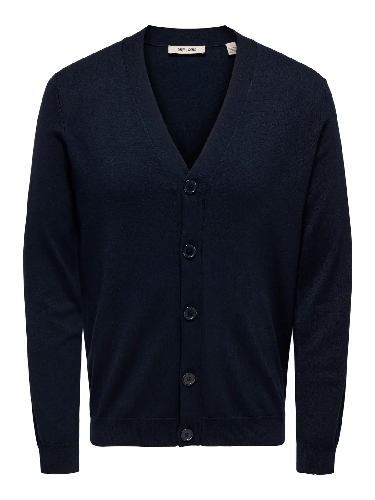 Only & Sons Herren Cardigan Wyler mit Knöpfen, dunkelblau