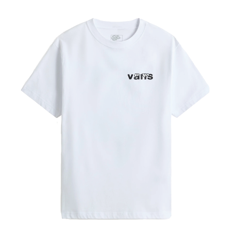 Vans T-Shirt da uomo manica corta Keyhole bianca
