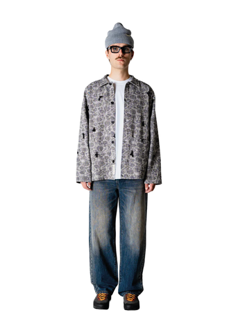 Woodbird Herren Jeans 'Rami Buff' mit weitem Bein