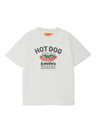 Universal Overall T-Shirt da uomo manica corta Hot Dog