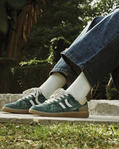 Coolway Sneaker in pelle unisex Goal  verde