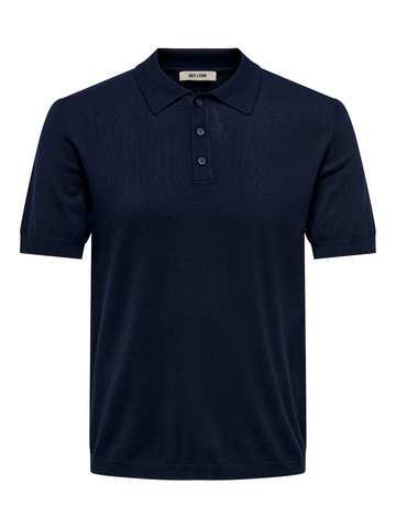 Only & Sons Polo da uomo manica corta Wyler Blu