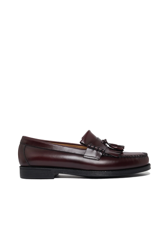 G.H Bass Mocassino in pelle da uomo Easy Weejun Layton II Kiltie wine