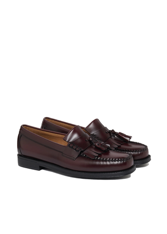 G.H Bass Mocassino in pelle da uomo Easy Weejun Layton II Kiltie wine