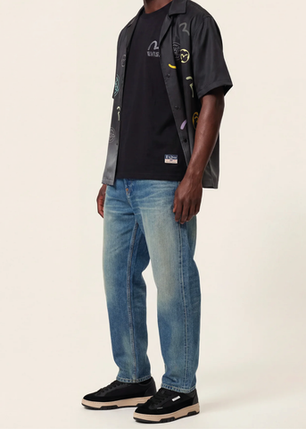 Evisu Herren 7 Pocket Washed Jeans 2ESHTM6JE1040