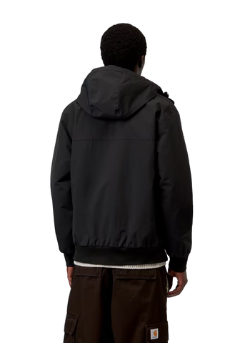 Carhartt Wip Giacca da uomo Hooded Sail nera