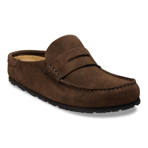 Birkenstock Mocassini in pelle scamosciata Naples Wrapped