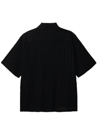 Woodbird Camicia da uomo manica corta Banks Check nera
