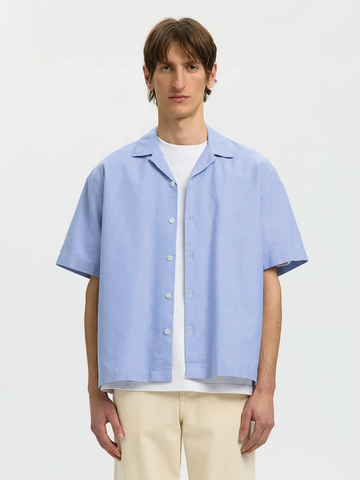 Selected Kurzarmhemd Oxford für Herren
