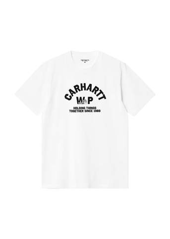 Carhartt Wip T-Shirt da uomo manica corta Column bianca