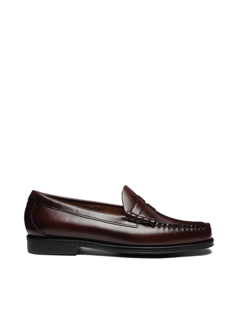 G.H. Bass Mocassino in pelle da uomo Easy Weejuns Larson Penny wine
