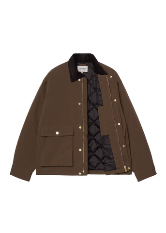 Carhartt Wip Giacca da uomo Quentin marrone