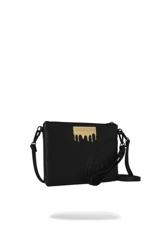 Sprayground Unisex Gold Brick Lux Clutch Bag Schwarz