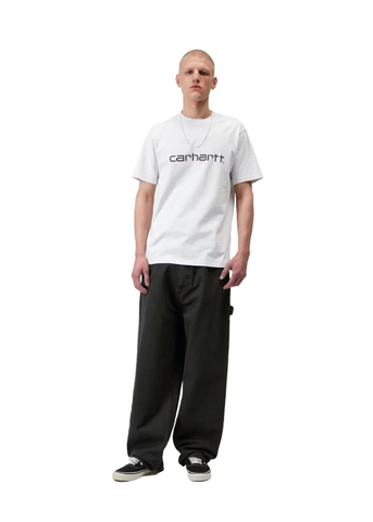 Carhartt Wip T-Shirt da uomo manica corta Script bianca