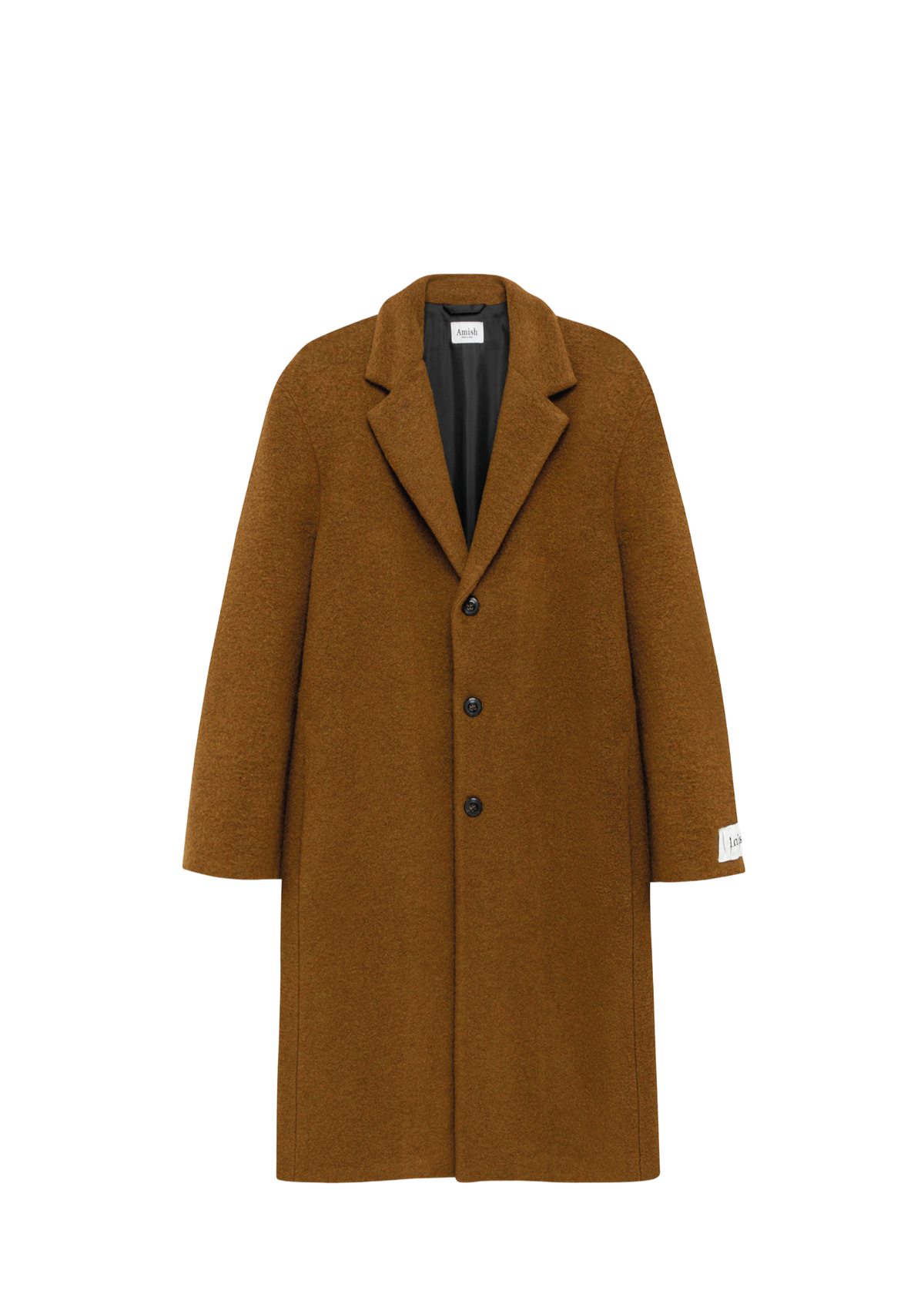 Amish Cappotto in misto lana Coat marrone