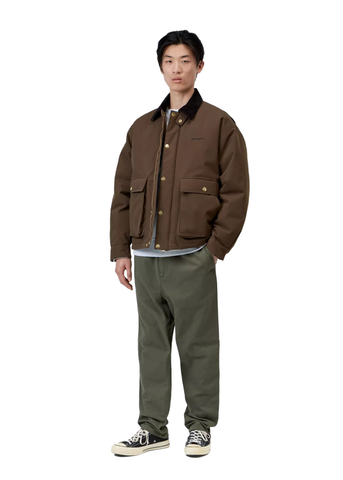 Carhartt Wip Giacca da uomo Quentin marrone