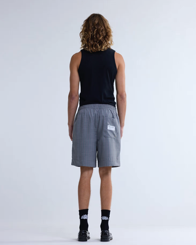 New Amsterdam Men's Wool Work Tailored Shorts grey/pink