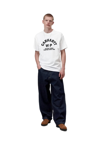 Carhartt Wip T-Shirt da uomo manica corta Column bianca