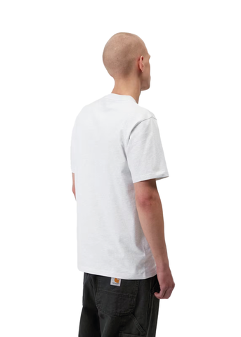 Carhartt Wip T-Shirt da uomo manica corta Script bianca